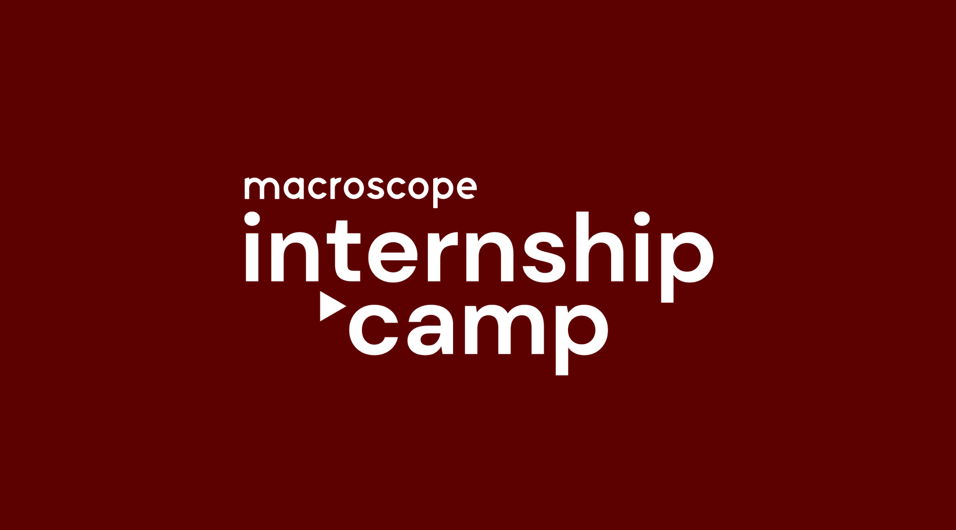 Macroscope Internship Camp